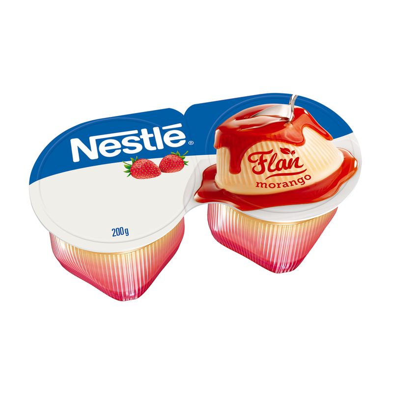Sobremesa Nestle Flan Morango 200g (7891000260555)