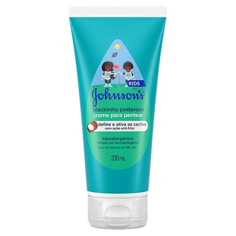 Creme Pent In. Johnson Cab Crespos Blackinho Poderoso 200ml (7891010255046)
