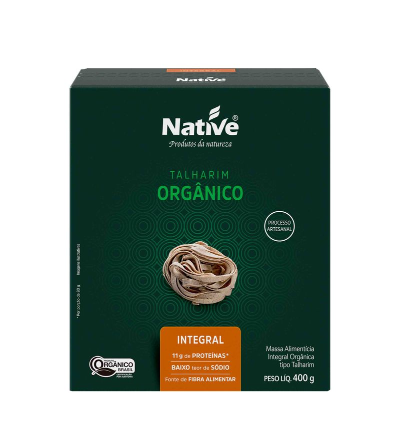 Macarrão Organico Native Integral 400G (7898206502793)