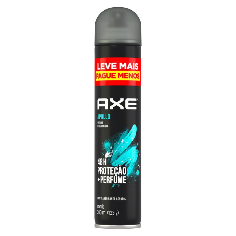 Desodorante Aerosol Axe 123g APollo Leve Mais Pague Menos (7891150083493)