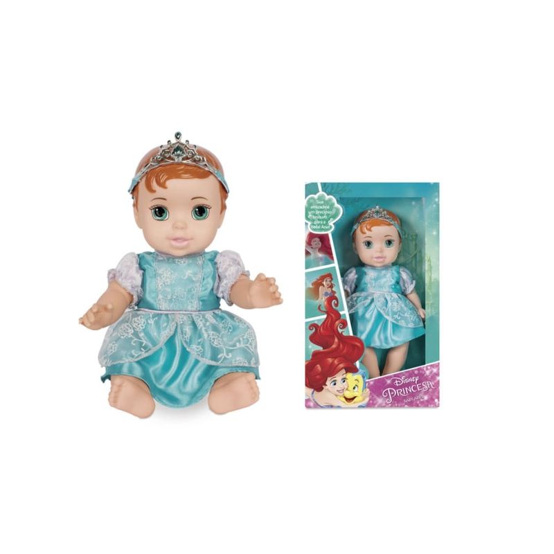 Boneca Baby Ariel Disney 30cm (7899347664364)