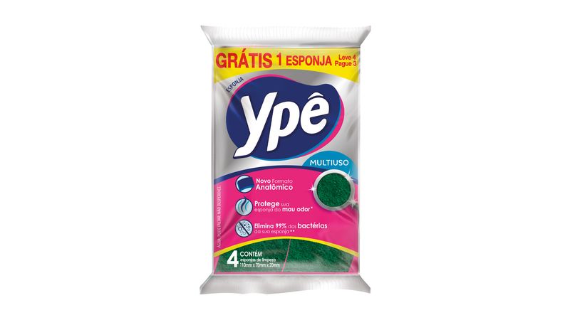 Esponja Multiuso 3x4 - TOTALCLEAN