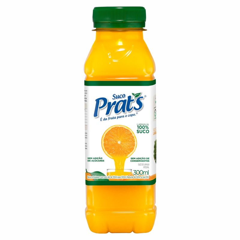 Suco Refrigerado Prats Laranja 300ml (7898953148701)