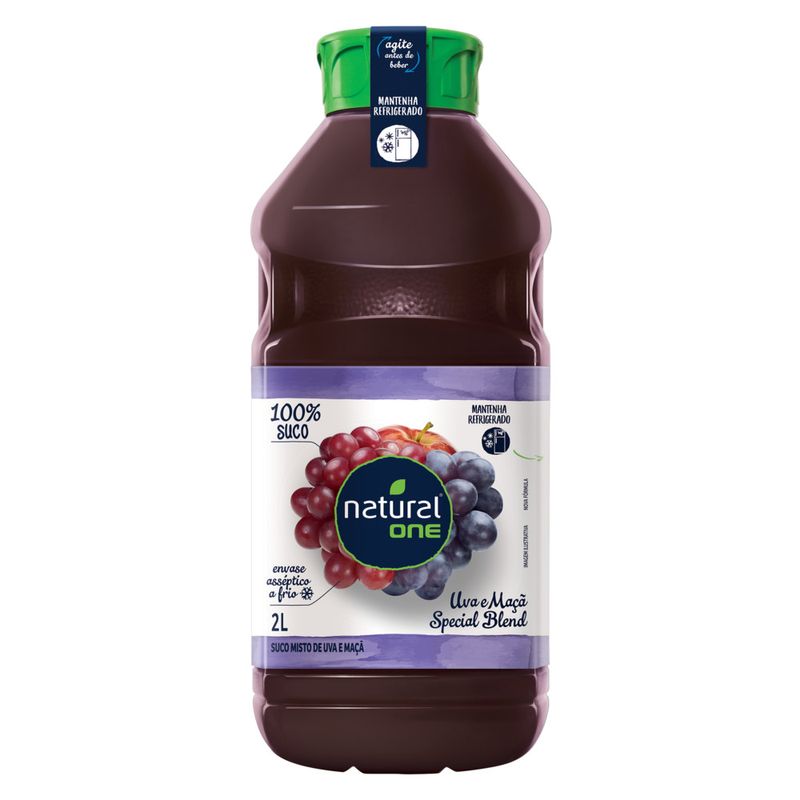 Suco Pronto Natural One Uva E Maçã 2L (7899916905584)