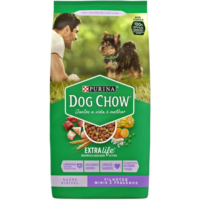 Ração Dog Chow 3kg cães filhote (7891000033173)