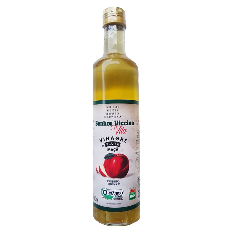 Vinagre Senhor Viccino Orgânico Maca 500ml (7898908593020)