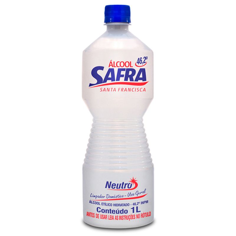 Álcool 46 Safra Neutro 1L (7899894485603)