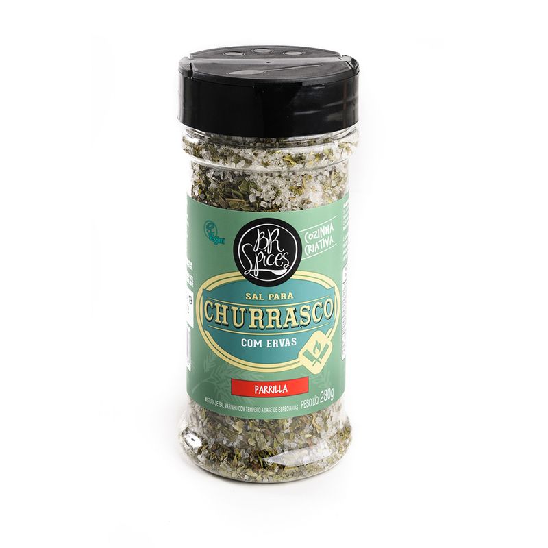 Sal Churrasco Br Spice 280g Ervas (7898635640226)