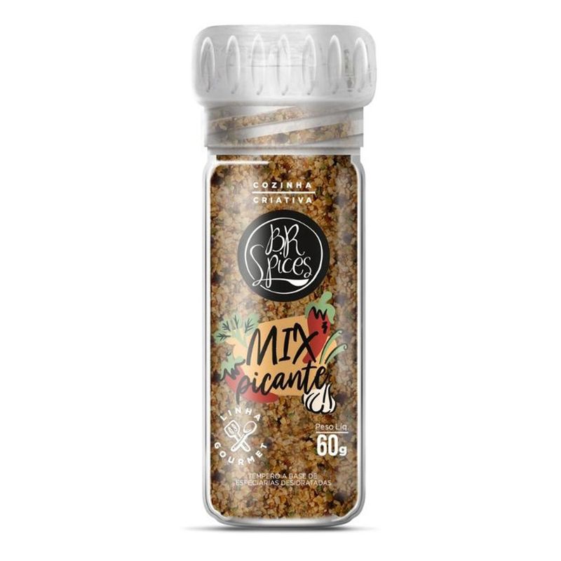 Mix Picante Br Spices Com Moedor 60g (7898635643791)