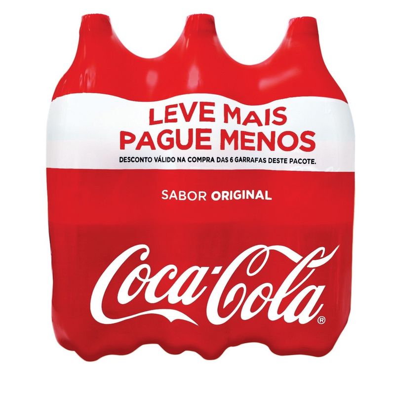 Refrigerante Coca Cola 2L Pet Com 6 Leve Mais Pague Men Orig (7894900027181)
