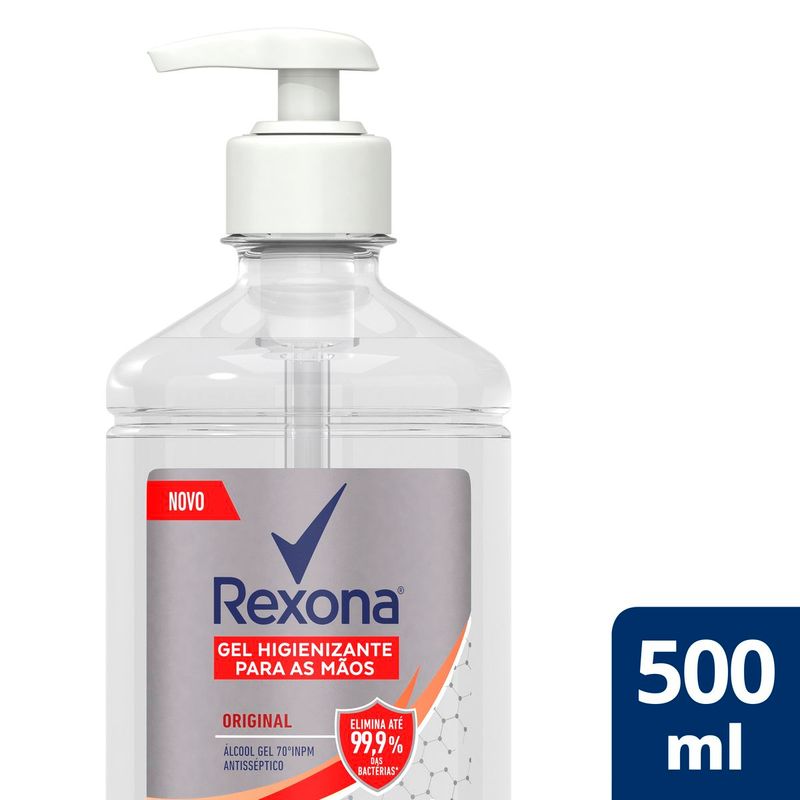 Álcool Gel Higienizante Mãos Rexona 50ml Original (7891150076402)