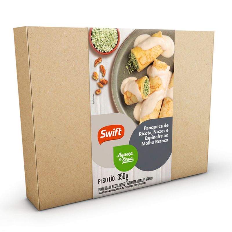Prato Pronto Swift 350g Panqueca Ricota Nozes Molho Branco (7899567237539)