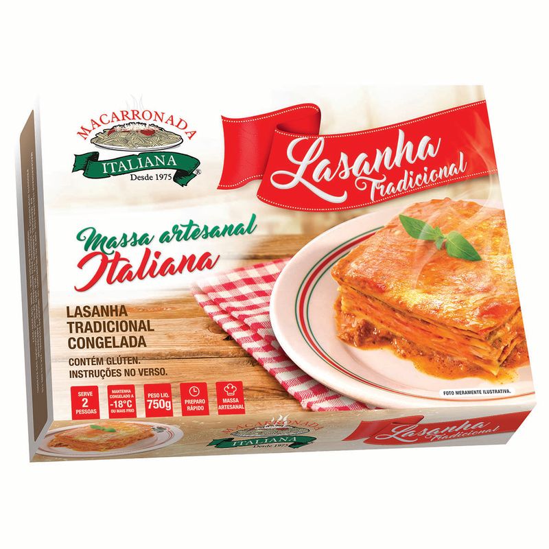 Lasanha Macarronada Italiana 750g Tradicional (7898270430053)