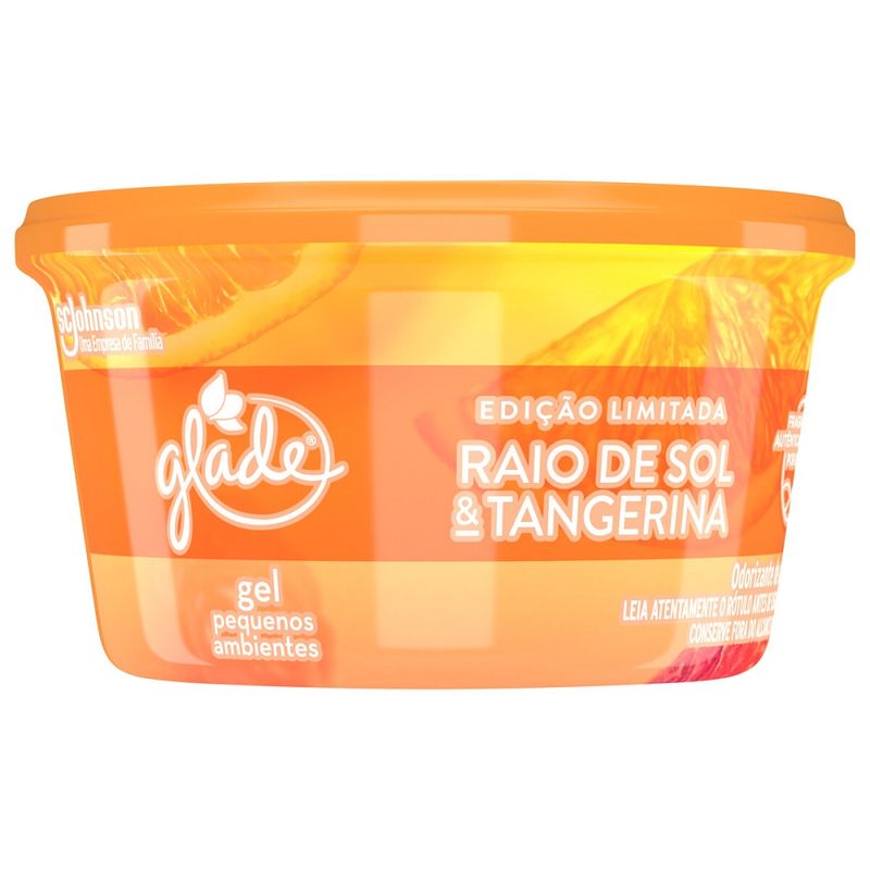 Odorizador Gel Glade 70g Edição Limitada Raio Sol Tangerina (7894650939789)