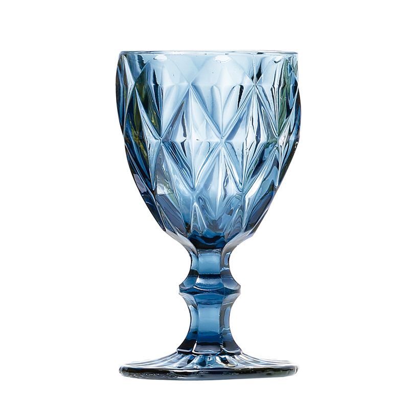 Taça Vidro Diamond Azul 340ml (0609963092062)