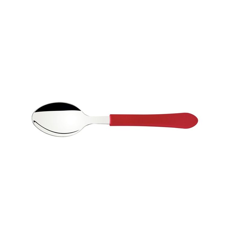 Colher Mesa Inox Tramontina Leme Vermelha (7891112181809)