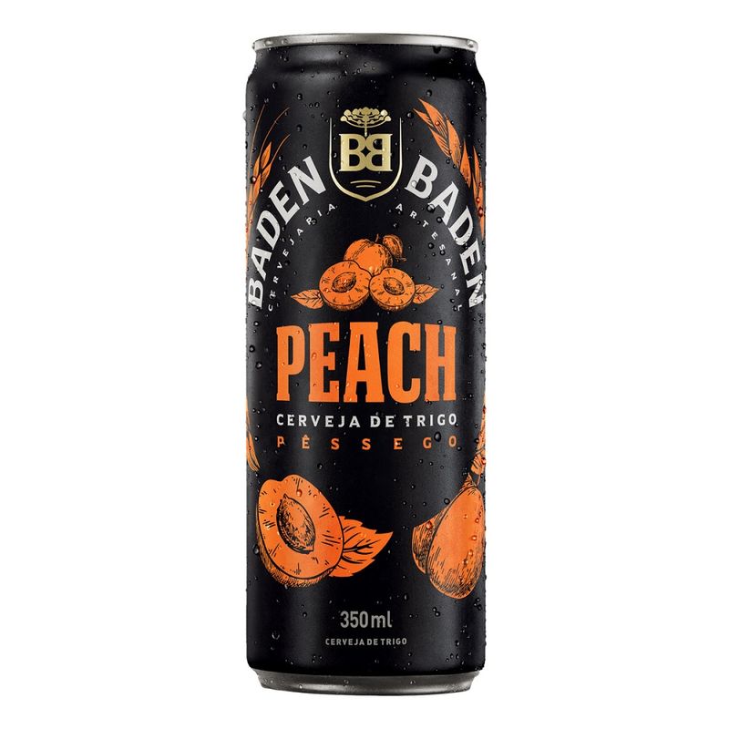 Cerveja Baden Baden Peach 350ml Lata (7898230716746)