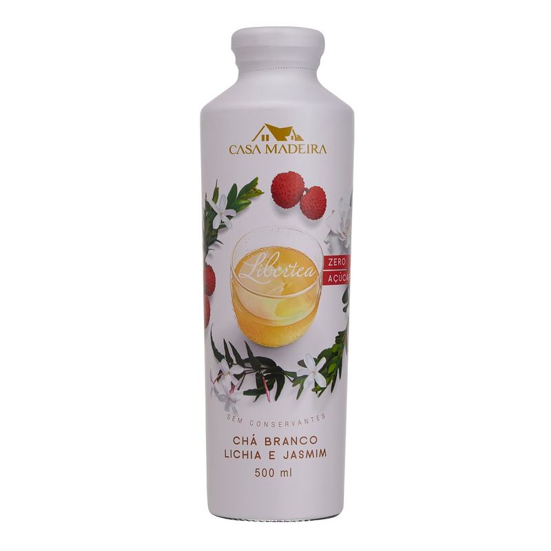 Chá Libertea Casa Madeira Branco com Lichia e Jasmim 500ml (7898070111817)