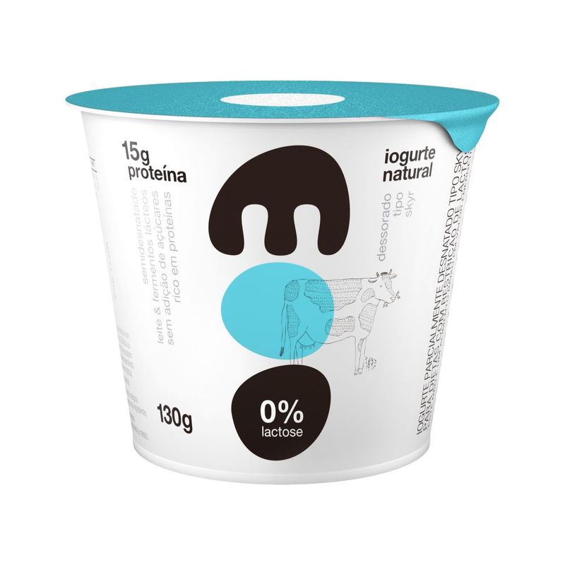 Iogurte Skyr Moo 130g Sem Lactose Natural (7898994632443)