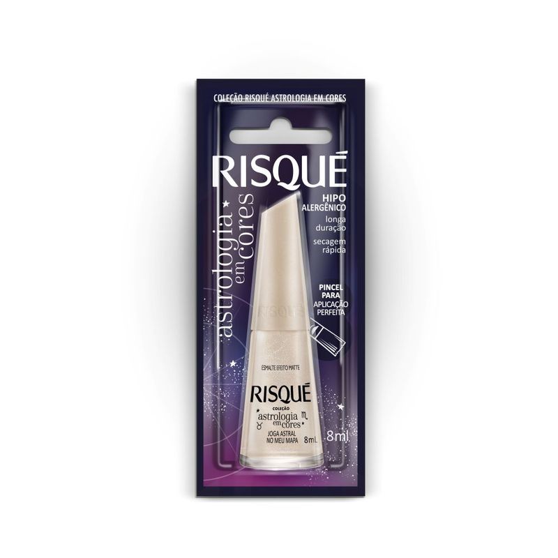 Esmalte Risqué Metálico Matte Joga Astral No Meu Mapa 8ml (7891350036596)