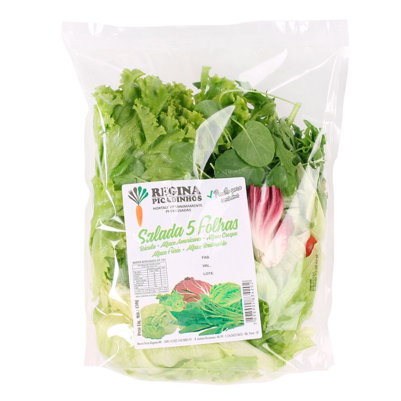 Salada 5 Folhas Mauro 150g (7898904834202)