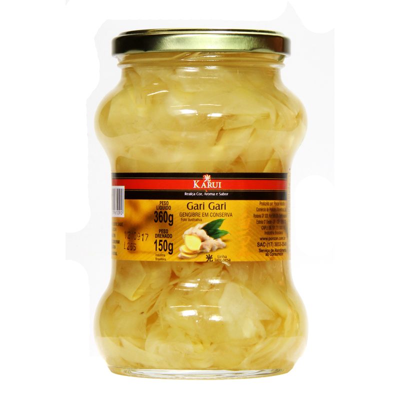Gengibre Cons Karui Gari Gari 150g (7898270961090)