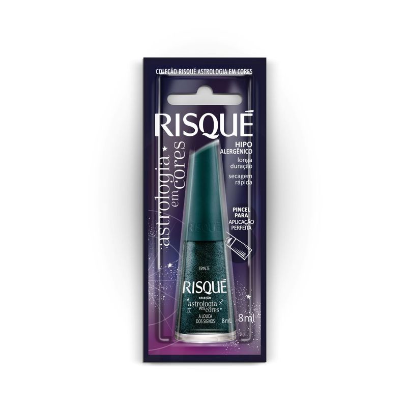 Esmalte Risqué Metálico A Louca Dos Signos 8ml (7891350036633)