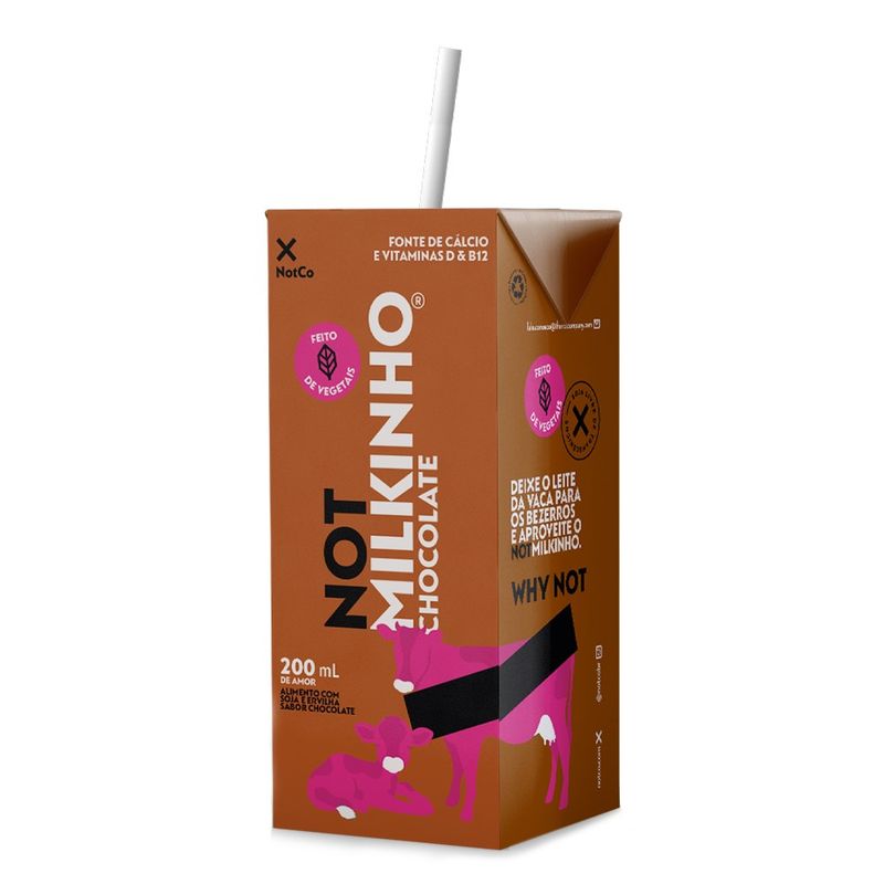 Bebida Not Milkinho 200ml Chocolate (7898686950312)