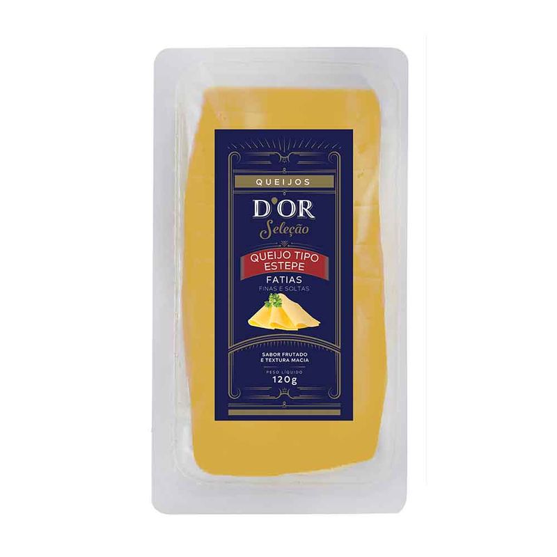Queijo Estepe D'Or Fatiado 120g (7898902551002)