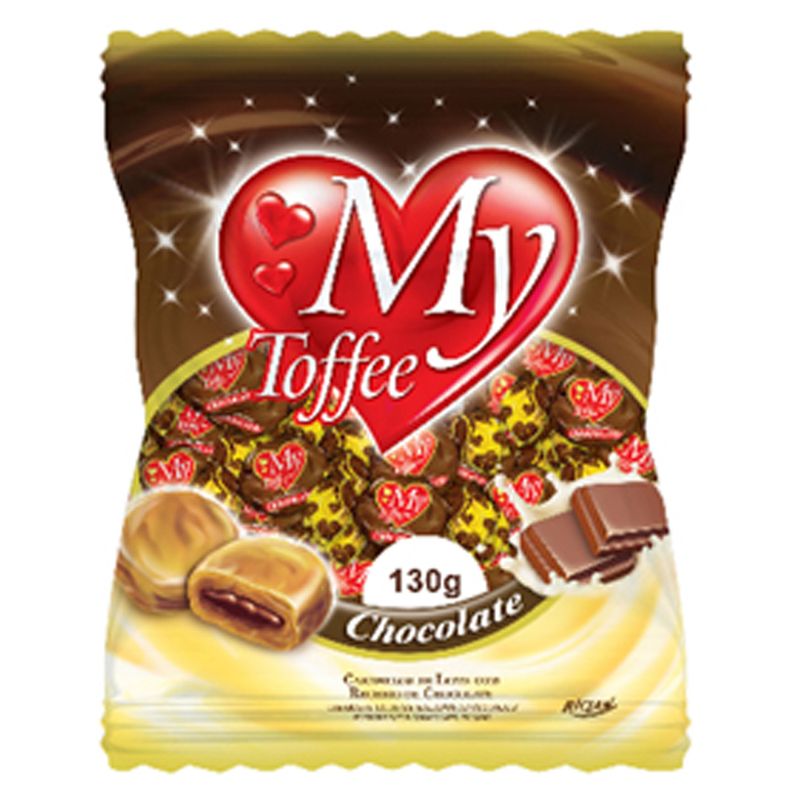 Bala My Toffee 90g Leite E Chocolate (7891151035583)