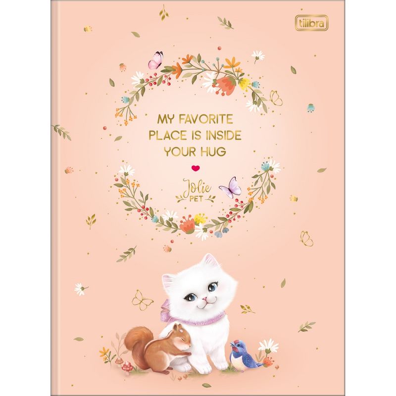 CADERNO BROCH TILIB 80F TOP JOLIE PET (7891027292928)