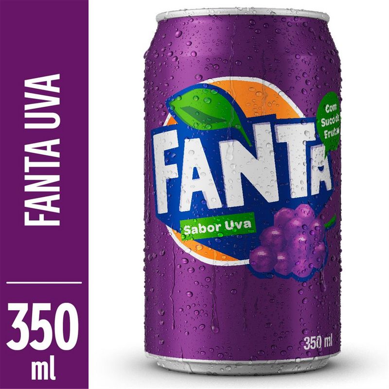 Refrigerante Fanta 350ml Lata Uva (7894900050226)