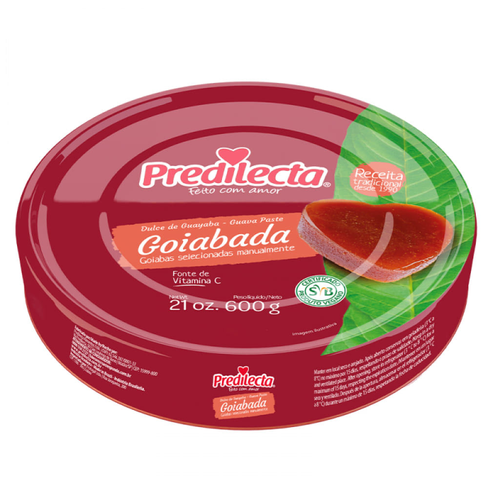 Goiabada Predilecta 600g Lata