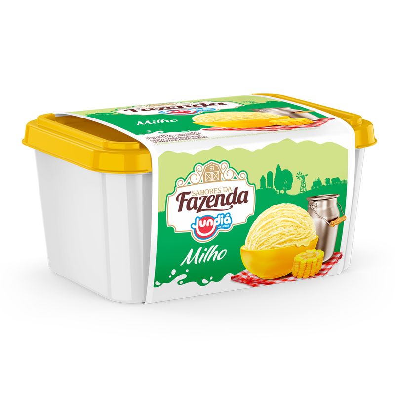 Sorvete Jundia 15l Fazenda Milho Verde (7898036492981)