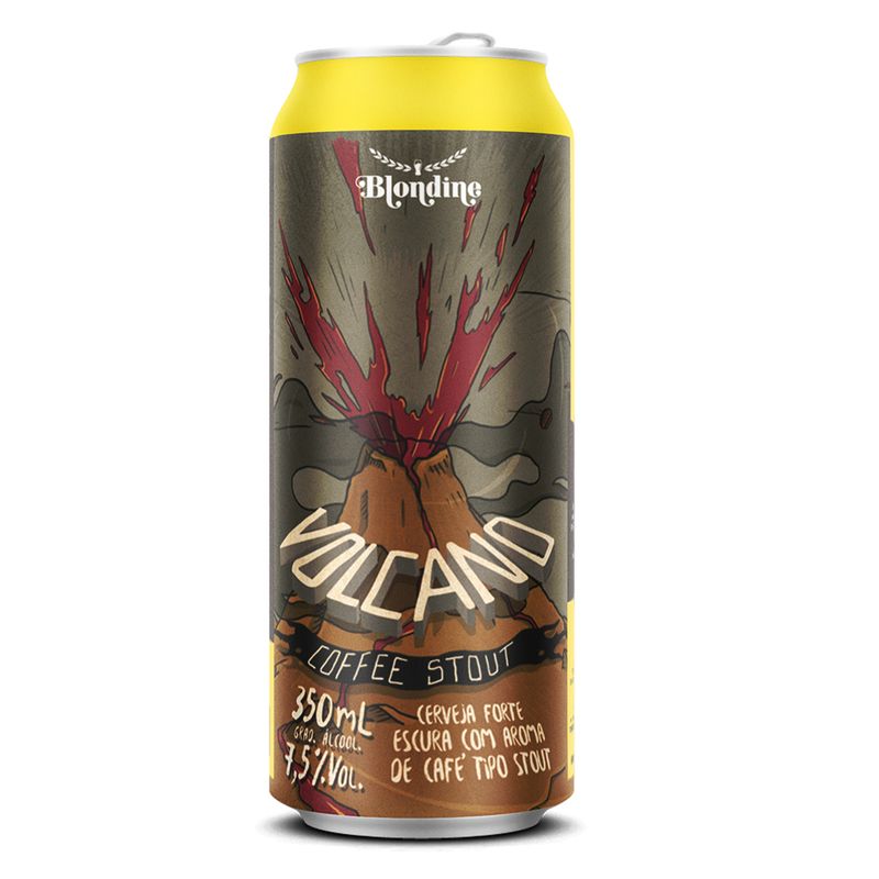 Cerveja Blondine Volcano Lata 350ml (7898628361305)