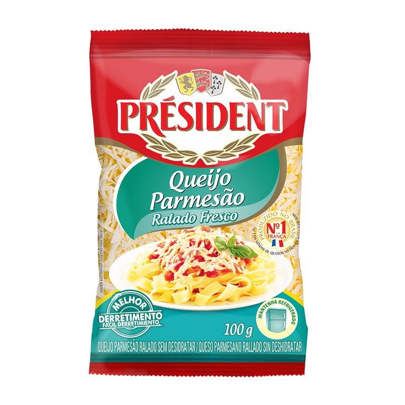 Queijo Parmesão President 100g Ralado (7891097104008)