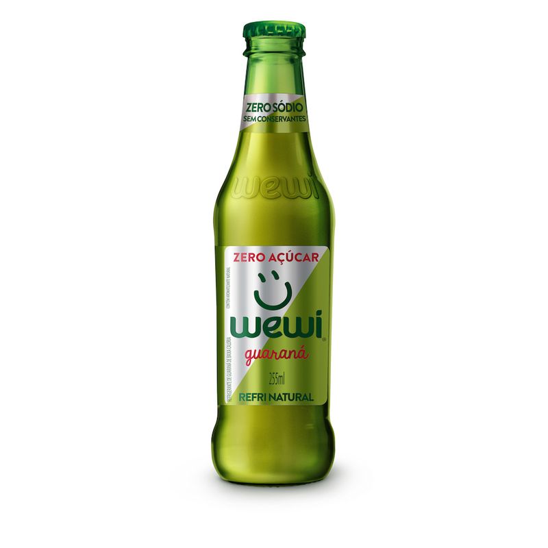 Bebida Gaseificada Wewi 255ml Guarana Zero Orgânico (7898950338402)
