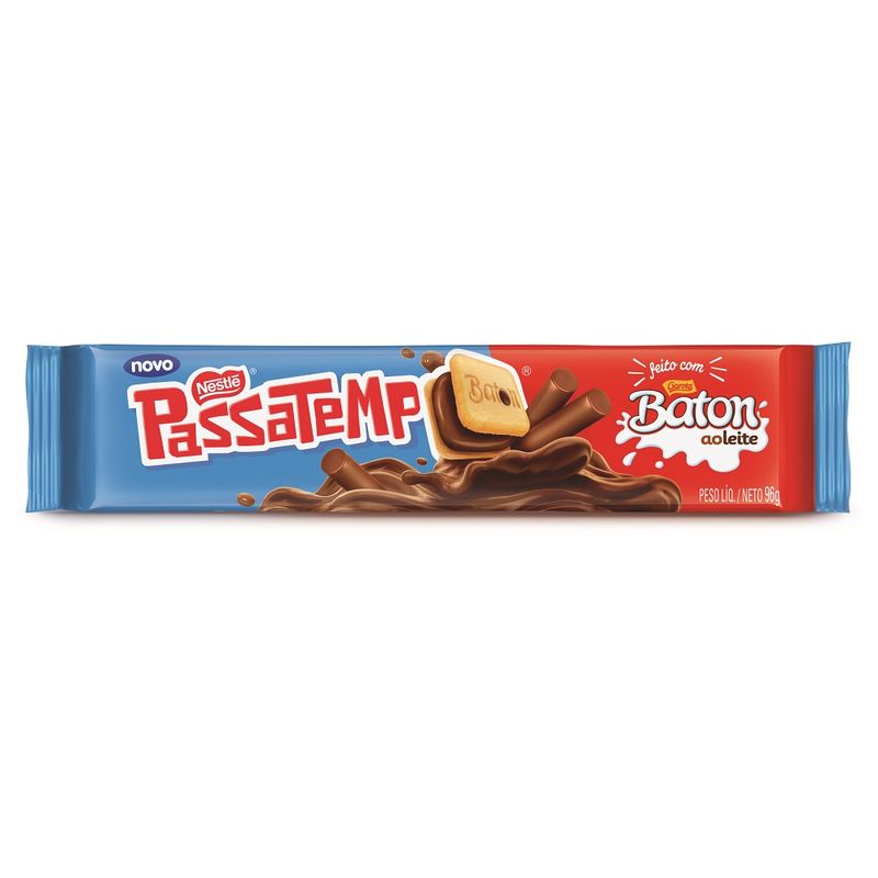 Biscoito Recheado Passatempo 96g Baton (7891000318621)