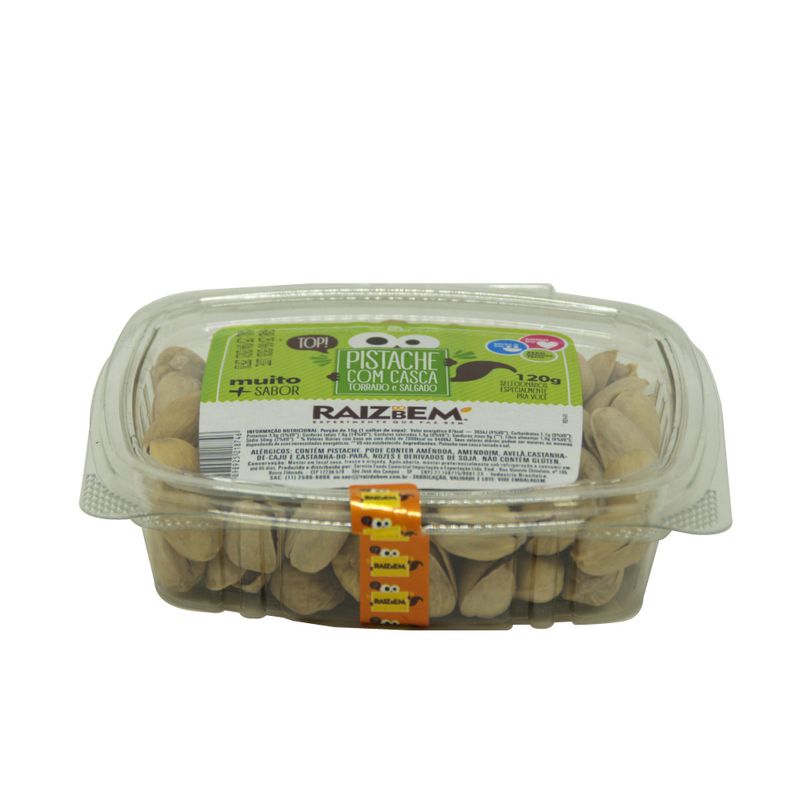 Pistache Com Casca Raiz Bem Torrada 120g (7898925218746)