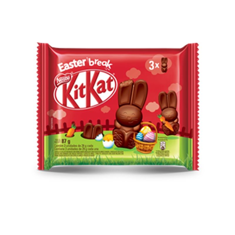 Coelho De Chocolate Kitkat 87g (7891000358337)