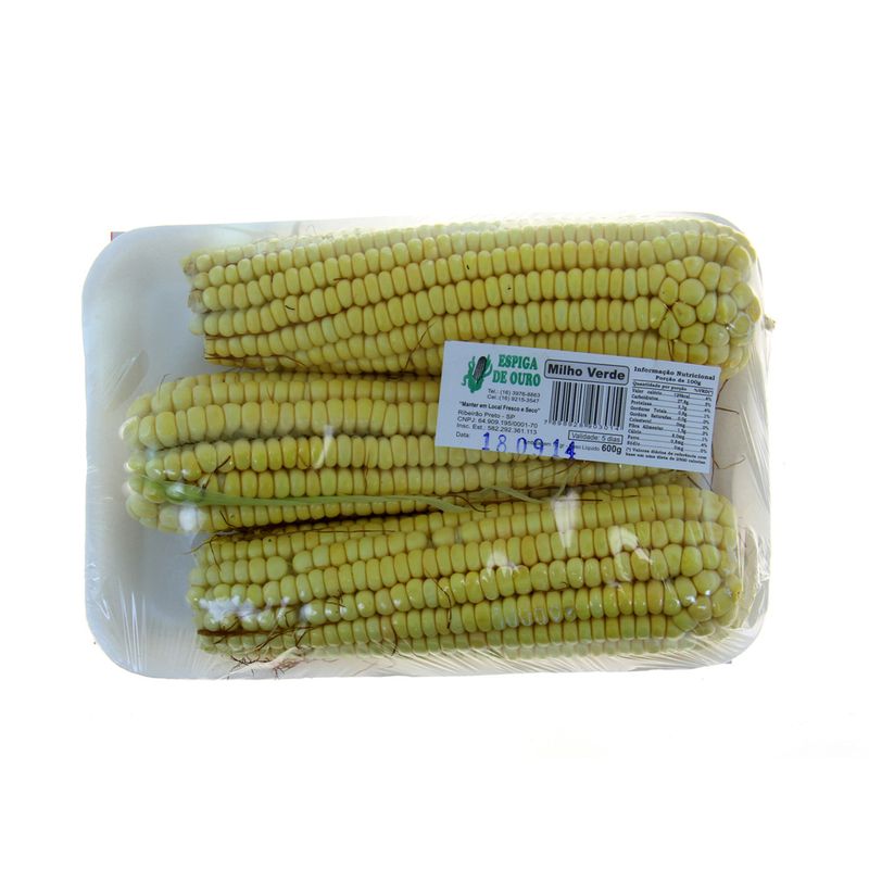 Milho Verde Espiga Ouro Bandeja 600g (7898928903038)