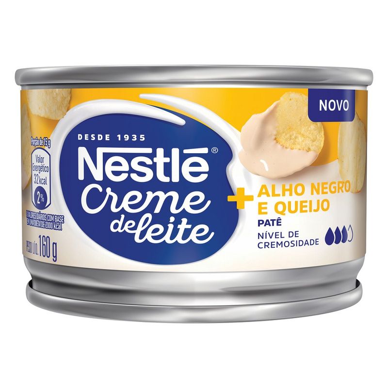 Creme De Leite Nestle Pate Alho Negro 160g (7891000317143)