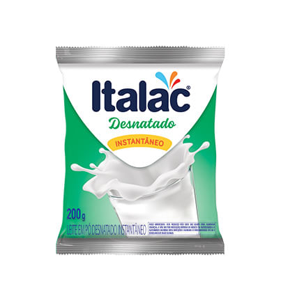 Leite em pó Italac Desnatado 200g (7898080641700)