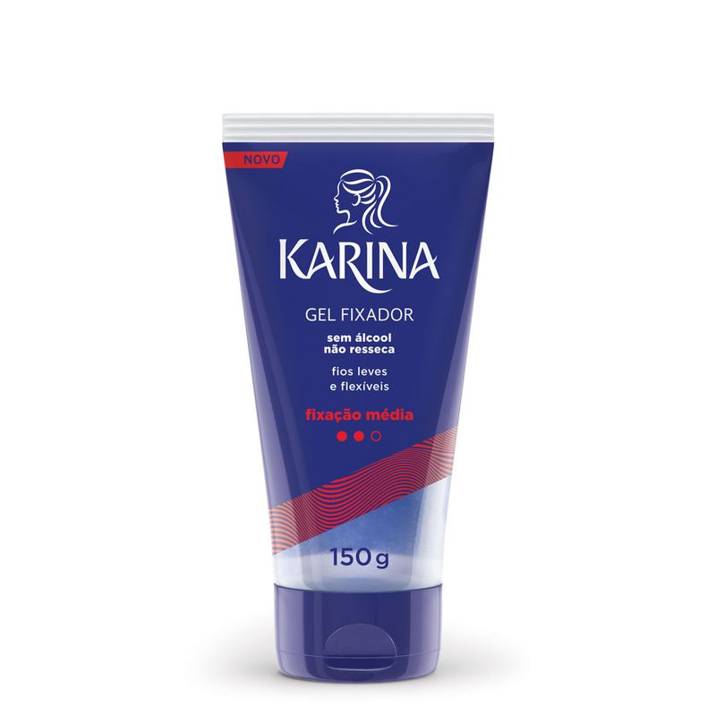 Gel Fixador Karina Fixacao Média 150g (7891176117769)