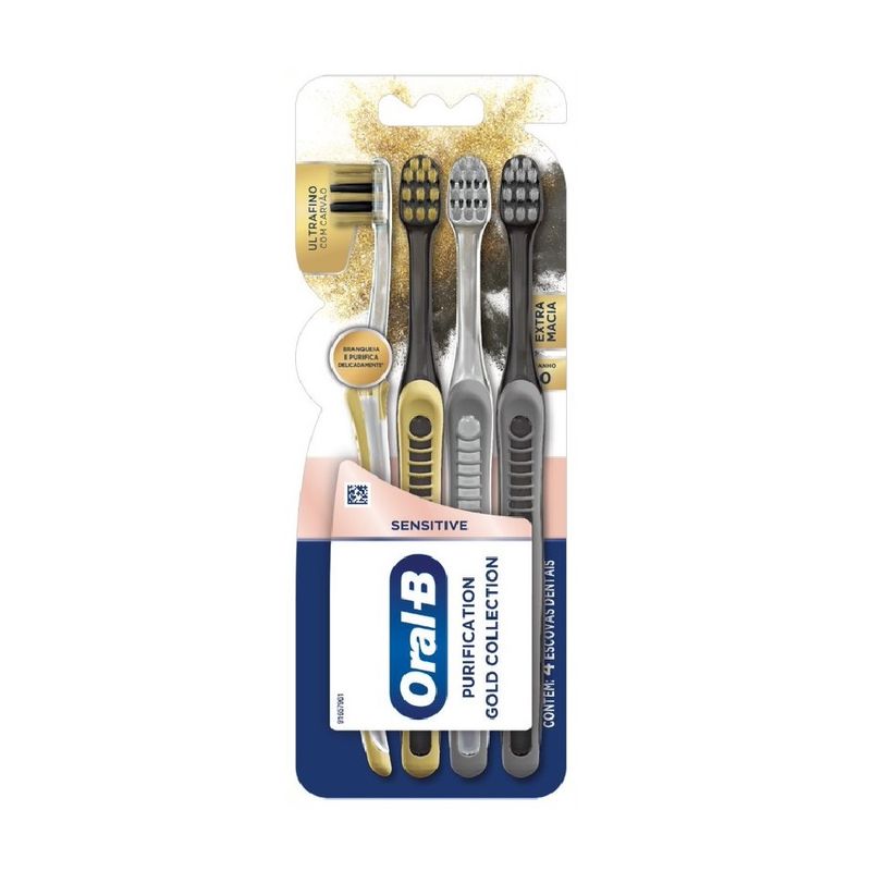 Escova Dental Oral B Purification Com 4 (7500435170352)