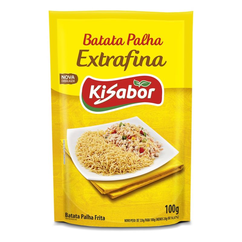 Batata Palha Kisabor Extra Fina 100g (7898937864955)