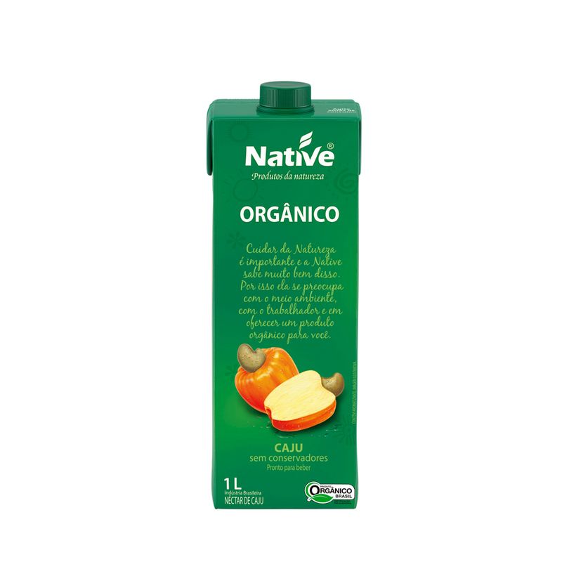 Suco Pronto Native Orgânico Caju 1L (7898206502175)