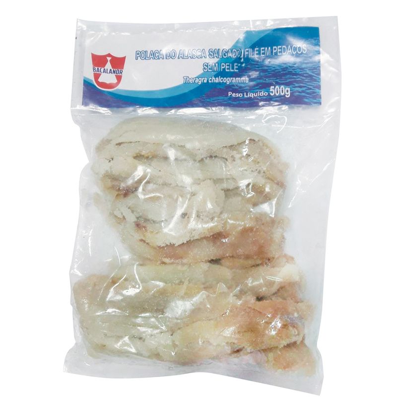Peixe Poloca Alaska 500g Bacalanor Desfiado (7908237700515)