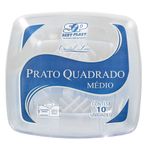 PRATO-DESC-S.PLAST-C-10-QUAD-MED-CRISTAL