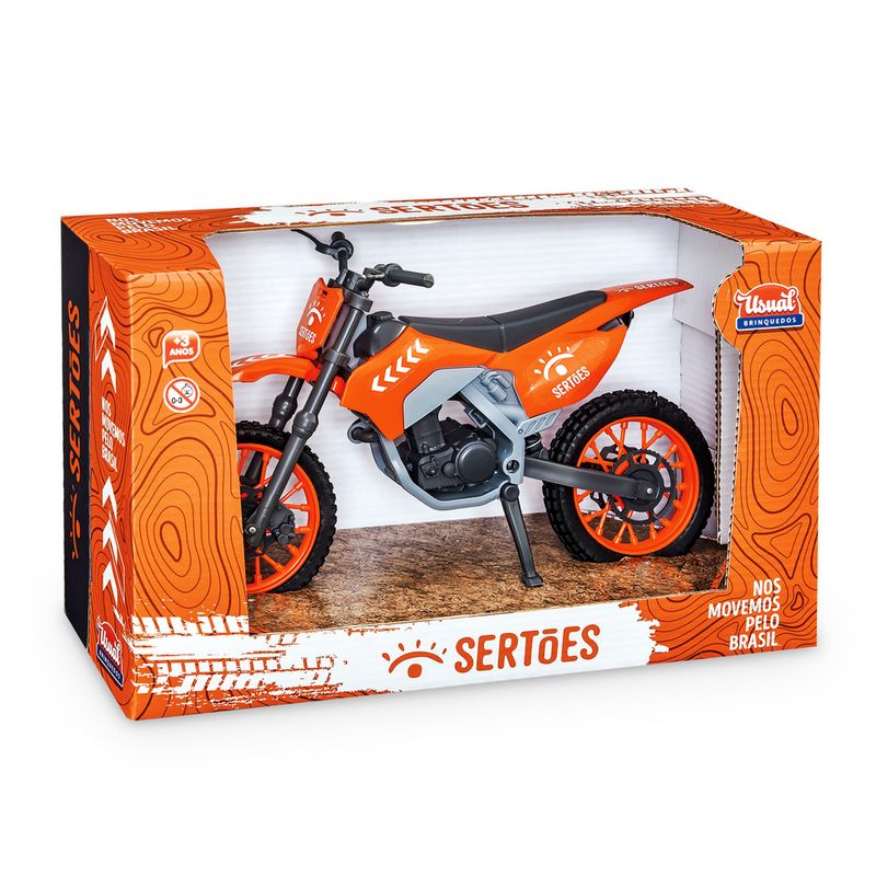 Brinquedo Moto Cross Sertões Usual (7898300576096)